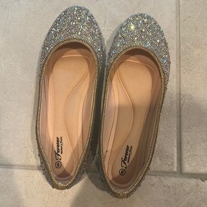 Sequin shoes